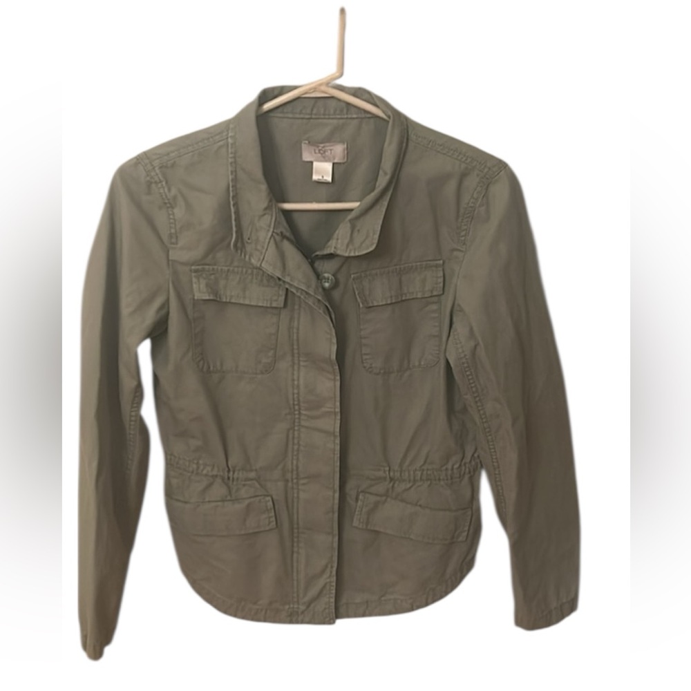 LOFT OUTLET Green Utility Jacket Women’s Size Small